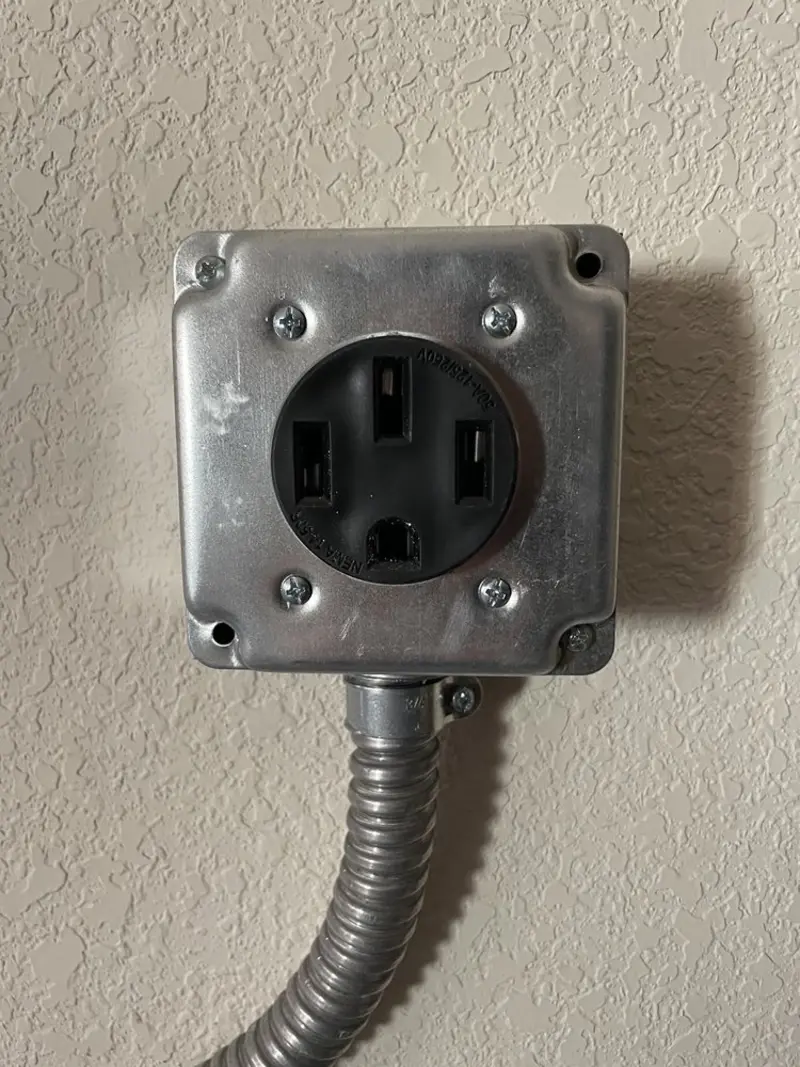 NEMA 14-50 outlet installed for Smart Home Electrical in East Peoria